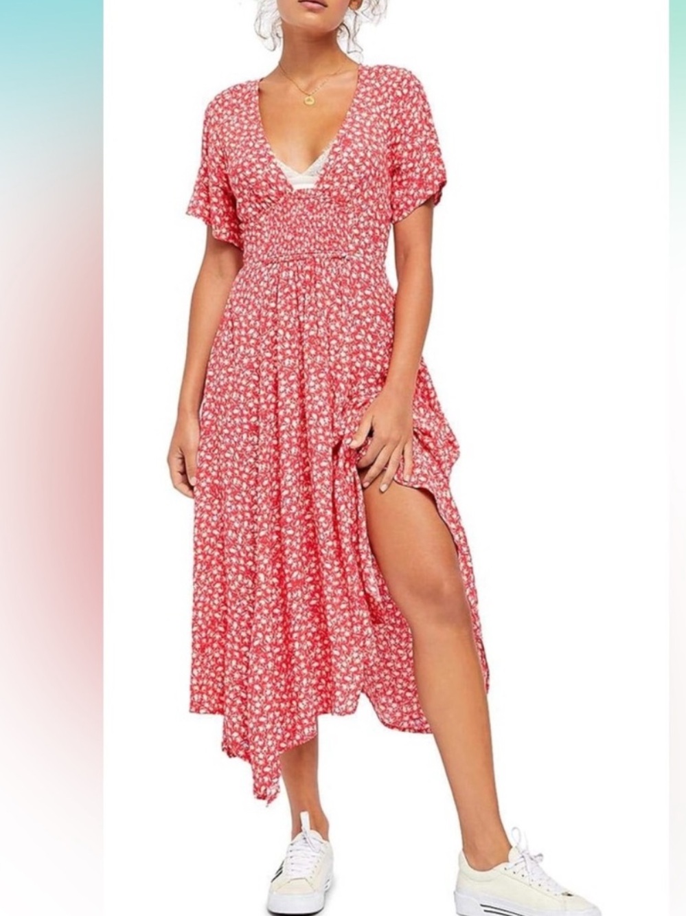 FREE PEOPLE In Full Bloom Midi Dress